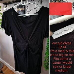 Honey punch cutout dress